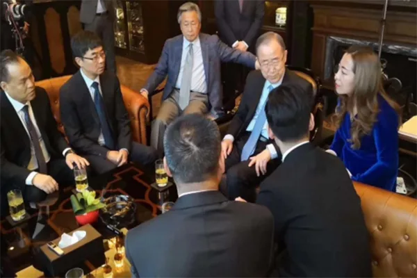 联合国前秘书长潘基文闭门会议